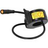 Generic 130X Acceleratore acceleratore a pollice per bici elettrica, scooter, connettore WP, leva dell'acceleratore a morsetto con cavo da 27,9 cm, leva dell'acceleratore in ABS nero, controllo della velocità