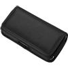 Toddmomy Marsupio da Cintura per Cellulare Oxford Nero, Resistente All'acqua e Agli Strappi, Capacità Sufficiente per Telefono, Chiavi e Carte, per Corsa e Jogging
