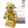 Generic Goat Football Player Award Muscle Goat - Decorazione da scrivania | Il premio per i giocatori di calcio Muscle Goat è un divertente ornamento da scrivania o regalo per appassionati di sport e