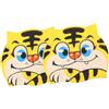 Sosoport 2 Pezzi Cuffia da Nuoto per Forma di Tigre in Silicone | Design Simpatico, Leggera e Aderente, per Doccia e Spiaggia, Facile da Indossare e Togliere