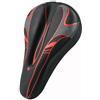 HaloModora Morbido e spesso silicone bicicletta sella copertura imbottito gel sella cuscino per mountain bike bici da strada ciclismo vestibilità comoda 29 x 19 cm rosso (rosso)
