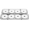 Cidegoo 8PCS Portable EVA Linea di Pesca Bobina Filo Bianco Winder Rigging Board | Bobine compatte in schiuma EVA per riporre la lenza senza grovigli, ideali per scatole di attrezzatura e impianti di pesca a