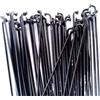 GMZQSN 14G Black Stainless Steel Bicycle Spokes with Nipples - 2mm J-Bend MTB Spokes, 40-350mm Wide Length Range for Road Bike, Hybrid(14G 293mm 36pcs)