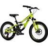 Tecnobike Shop Magik bike Twenty Full 20 MTB Bambino, 21 Velocità Shimano, Full Suspension, Freni a Disco Anteriore e Posteriore, Telaio Acciaio, Cerchi in Alluminio