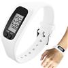 Generic Orologio contapassi, monitor LCD leggero, contatore di passi grande schermo | Calorie semplici bruciate per spostamenti quotidiani, passeggiate nel fine settimana e jogging | Monitor fitness facile da