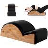 TYVANDE Correttore per Colonna Vertebrale Pilates, PU e legn Pilates | Spine Corrector, Fitness Arc Lettino da Massaggio, supporto della colonna vertebrale, dispositivo per l'allenamento fitness