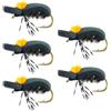 CAZSTYK Pesca a Mosca Gogga Mosche per Capelli Testa Gancio Mosche | Mosche sommerse secche, per testa capelli, affilato, attrezzatura da pesca, trote salmonate, esche