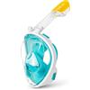 Mepham 180° Panoramic Full Face Snorkel Mask, Multi-Use Diving Goggles Compatibile con Sport Camera per Snorkeling, Nuoto, Sport Subacquei, Adulti e Bambini