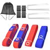Genérico Linee da campo da pallavolo, set portatile di limiti sportivi | Linee portatili da pallavolo per spiaggia, giardino, casa, esterno, prato, competizione, torneo