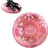 Generico Slitta Neve Gonfiabile Maniglia Antiscivolo PVC Slittino Ruota Giocattolo | Tubo Invernale Gonfiabile per Ghiaccio e Lago per Uomini Donne Ragazzo Ragazza