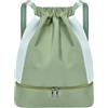 Generic Oxford - Borsa da basket ad alta capacità, con coulisse, impermeabile, per | Borsa da basket Oxford impermeabile con coulisse con cerniera ad alta capacità tracolla regolabile tessuto Oxford 43*34 cm