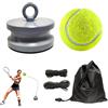 Piashow Set per allenatore da tennis, con racchetta da tennis per bambini e palla da tennis con corda, base in metallo da 1,2 kg, corda da 6 m, alternativa per esterni, giardino, parco, per bambini e adulti