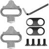 Seyraic Cunei per Pedale Compatibile con Shimano SPD SH56, 4° Float Calle del Pedale Release Acciaio Inossidabile per Pedali SPD 2 Fori MTB Ghiaia e Indoor Ciclismo Schuhplattensatz