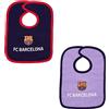 FC Barcelona Set 2 bavaglino Barça - Collezione ufficiale FC Barcelona, bambino