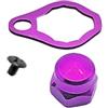 Drawup Piastra a vite in alluminio per maniglia a bilanciere per Daiwa per abu | Costruzione in lega di alluminio, dado M8 vite M2.5, adatto per daiwa per baitcaster abu, stile mano sinistra