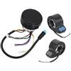 Sandyseptember Kit cruscotto scooter Ninebot per scooter ES1 ES2 ABS nero
