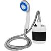 LIGHTAOTAO Doccia Portatile per Campeggio USB Ricaricabile in Metallo | Compatta, Semplice da Usare, Spruzzatore da Campeggio Ricaricabile