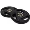 PH Fitness Set di dischi Tri-Grip da 5 kg in ghisa con attacco da 50 mm e manici ergonomici, antiscivolo, qualità da studio per allenamento con forza, powerlifting e crossfit