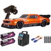Arrma FELONY 1/7 6S BLX Street Bash All-Road Muscle Car RTR, Orange SUPER COM...