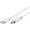 Manhattan Cavo USB 2.0 A / B 1,8 m Bianco