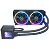 ALPHACOOL Dissipatore cpu a liquido Alphacool Eisbaer Aurora 240 RGB Nero [11728]