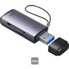 Baseus Lettore schede Baseus Lite Serie Usb-A Grigio [WKQX060013]