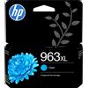 Hp Cartuccia a getto d'inchiostro Hp 963XL 22.77ml 1600pagine Ciano [3JA27AE#LS1]