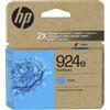 Hp Cartuccia a getto d'inchiostro Hp 924e 800pagine Ciano [4K0U7NE#LS1]