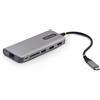 Startech.com Docking station Startech.com 177B-USBC-MULTIPORT 140W USB 3.2 tipo C Argento [177B-USBC-MULTIPORT]