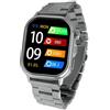 Smartwatch Knauermann Pro 4 Ultra BT Titan 22mm Argento [B0H5KPSG35]