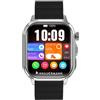 Smartwatch Knauermann Pro 4 Ultra BT 22mm Argento [B0H5D1I6JR]