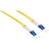 Logilink Cavo patch Logilink fibra ottica 2x Duplex LC OS2 2m Giallo [FP0LC02]