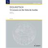 SCHOTT Twelve Lessons on the Viola da Gamba: Supplement for Tenor Viola. tenor-viola da gamba.
