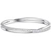 Swarovski Bracciale in cristallo Swarovski Twist Rows taglia S [importazione...