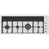 Foster S4000 Line XL Acciaio spazzolato Da incasso 118 cm Gas 4 Fornello(i)