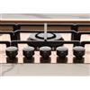 Foster 7601 866 Rame Da incasso 80 cm Gas 5 Fornello(i)