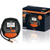 OSRAM TYREinflate RAPID, compressore d'aria digitale a 12 V, compressore portatile, autostop, luce LED, programmabile, pompa elettrica per pneumatici, collegamento 12V, gonfiaggio in 2 min