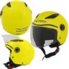A-PRO Casco Scooter Moto Bambino Ragazzo Protettivo Certificato ECE 22 06 Fluo S