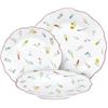 Tognana Servizio piatti 18 pezzi Millefiori Porcellana Multicolor di Tognana