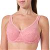 DIM Donna - Reggiseno Essentiel Generoso x1 | Con ferretto | Sostegno confortevole | Pizzo e tulle trasparente