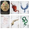 Paladone Carte da Gioco Harry Potter Hogwarts in Scatola di Latta Carte da Gioco Ufficiali con Hufflepuff, Ravenclaw, Gryffindor & Slytherin, 54 Carte