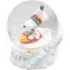 Grupo Erik Palla di Neve Snoopy - Addobbi Natalizi Peanuts | Palla di Vetro Decorativa, Regalo Bambini, 8,2 x 9,8 x 8,7 cm