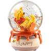 Grupo Erik Palla di Neve Winnie The Pooh - Palla di Vetro Decorativa | Winnie con Barattolo di Miele per Bambini, Sfera di Neve Disney Gadget, 8 x 10 x 8 cm