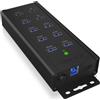 Icy Box ICY BOX IB-HUB1703-QC3 USB 3.2 Gen 1 (3.1 Gen 1) Type-B 5000 Mbps Nero