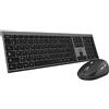 Blue Stork Kit tastiera e mouse, confezione wireless Grapheme, colore nero