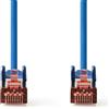 Nedis Cavo di rete CAT6 | Rj45 maschio | Rj45 maschio | S/FTP | 2,00 m | Round | Lszh | Blu | Etichetta