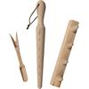 Windhager set di 3 attrezzi per la coltivazione di bulbi - set di piante per semi - utensili per piante da giardino e aiuole rialzate - inclusi legno di piantagione - battiscopa e forchetta