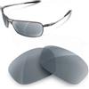 newpolar lenti di ricambio polarizzate newpolar per oakley crosshair 2.0 004044 grigio