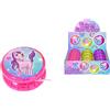 KandyToys Yoyo per bambini KandyToys con luce LED unicorno luminosa e reattiva | Tre colori | Giocattoli per bambini | 5,5 cm