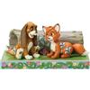 Enesco Fox and Hound - Statuetta